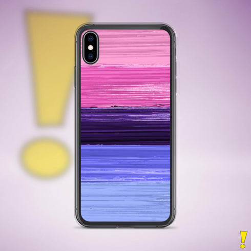 Omnisexual Pride Flag Brush Strokes Clear Case for iPhone®